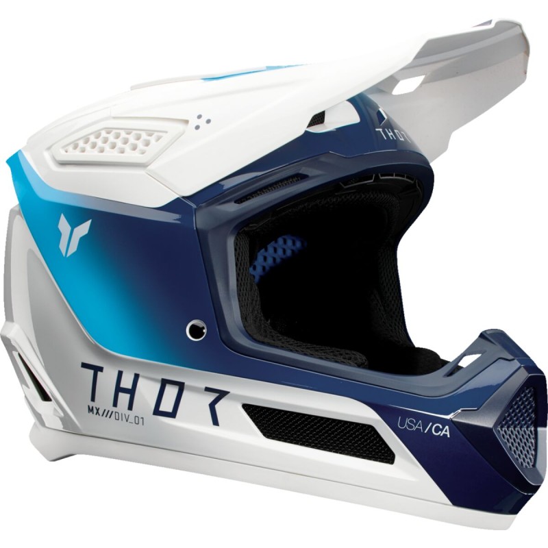 Casco Thor Fleet Storm blanco / azul marino