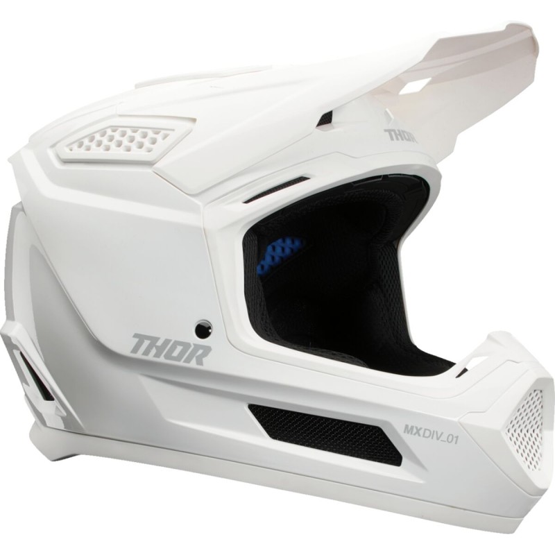 Casco Thor Fleet Whiteout blanco brillo