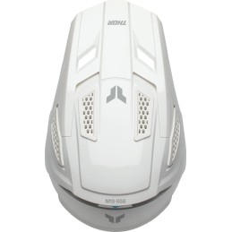 Casco Thor Fleet Whiteout blanco brillo
