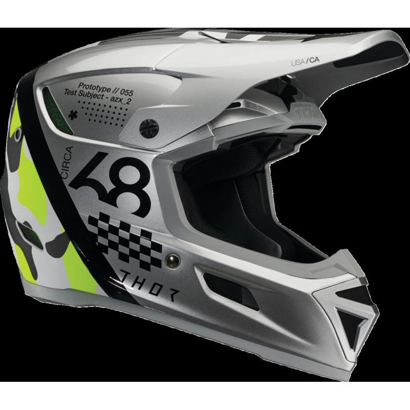 Casco Thor Reflex Sport Riot gris / amarillo flúor
