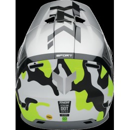 Casco Thor Reflex Sport Riot gris / amarillo flúor