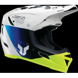 Casco Thor Reflex Sport Strike azul marino / amarillo flúor