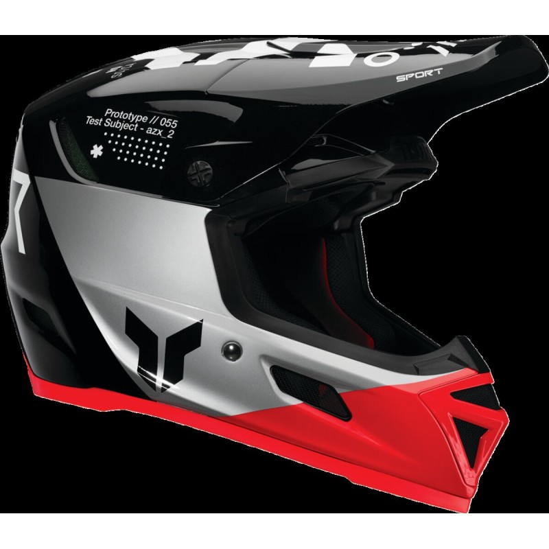 Casco Thor Reflex Sport Strike negro / rojo