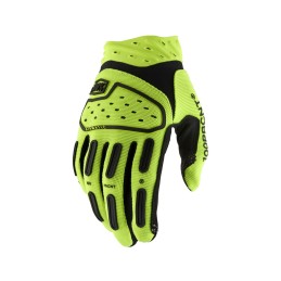 Guantes 100% Airmatic amarillos flúor