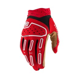 Guantes 100% Airmatic rojos/negros