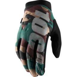 Guantes de invierno 100% Brisker camuflaje/negros - 10003-00005