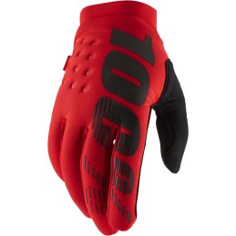 Guantes de invierno 100% Brisker rojos