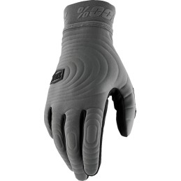 Guantes de invierno 100% Brisker Xtreme gris oscuro