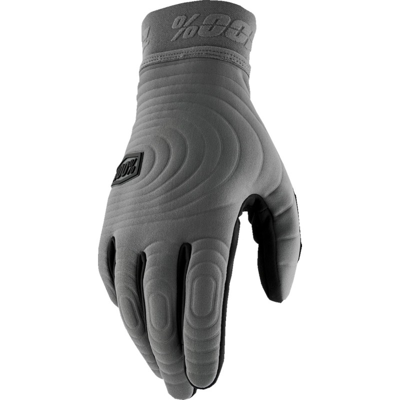 Guantes de invierno 100% Brisker Xtreme gris oscuro