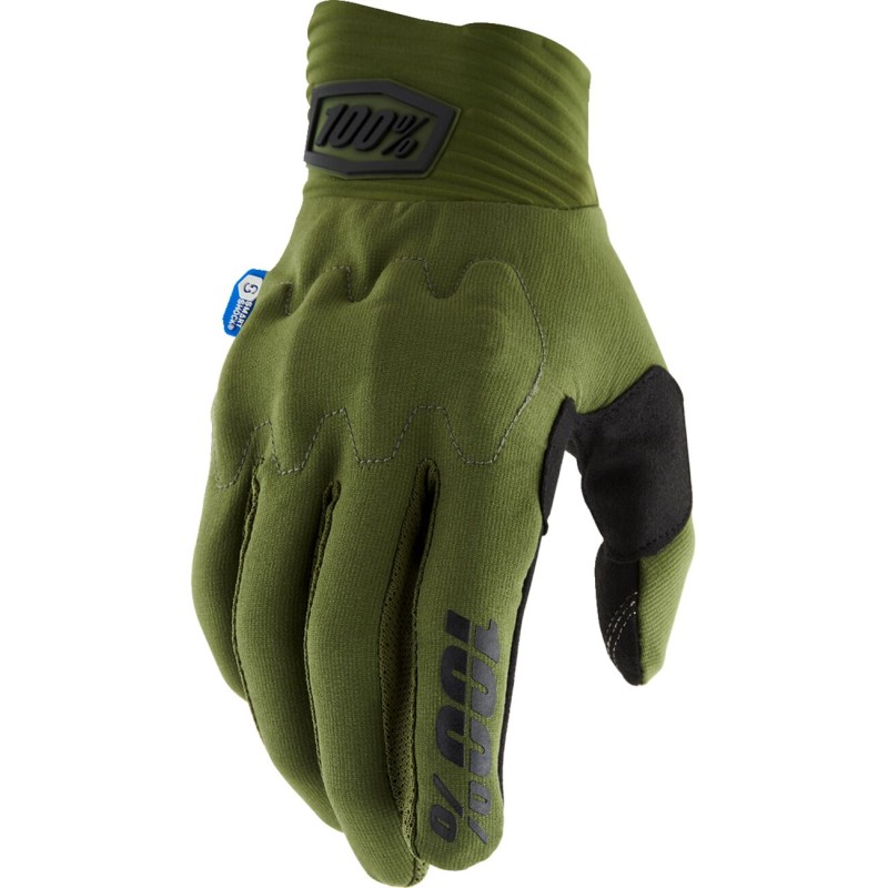 Guantes 100% Cognito verdes flúor