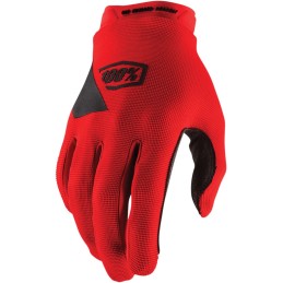 Guantes 100% Ridecamp rojos
