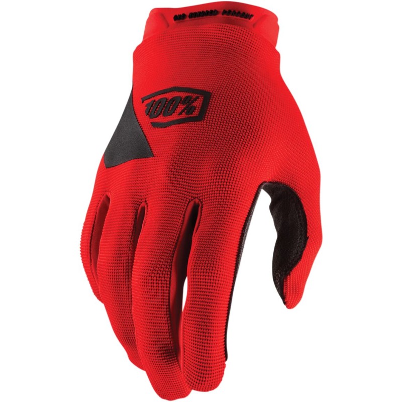 Guantes 100% Ridecamp rojos