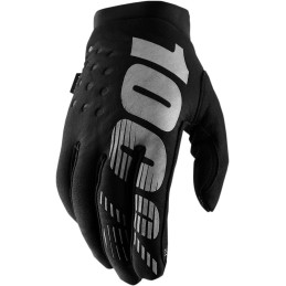 Guantes de invierno infantiles 100% Brisker negros/grises