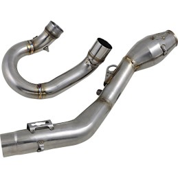 Colector MegaBomb FMF de acero inoxidable con tubo intermedio - 045643