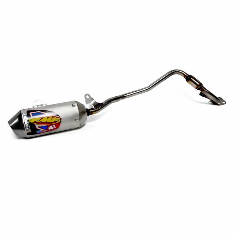Escape completo FMF Factory 4.1 silencioso aluminio con tapa de acero inoxidable y colector PowerBomb