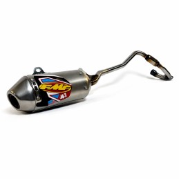 Escape completo FMF Factory 4.1 silencioso aluminio con tapa de acero inoxidable y colector PowerBomb