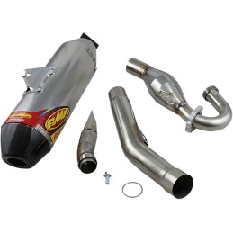 Escape completo FMF Factory 4.1 RCT con silencioso de aluminio y colector de acero inoxidable