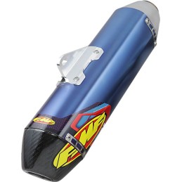 Escape completo FMF 4.1 RCT silencioso titanio anodizado con tapa carbono, colector MegaBomb titanio - 042378