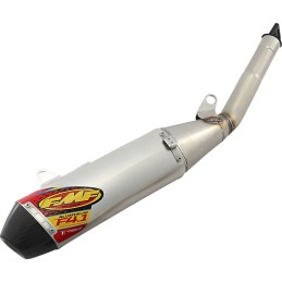 Escape completo FMF 4.1 RCT silencioso aluminio con tapa carbono, colector MegaBomb acero inoxidable - 044456