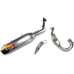 Escape completo FMF Factory 4.1 RCT con silencioso de aluminio y colector MegaBomb acero inoxidable - 045634
