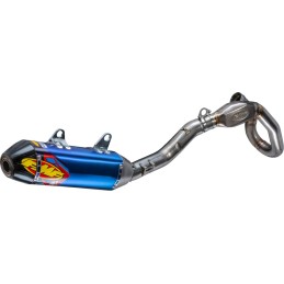 Escape FMF 4.1 RCT de titanio anodizado con colector MegaBomb titanio Ducati Desmo 450 MX/EDX 2026