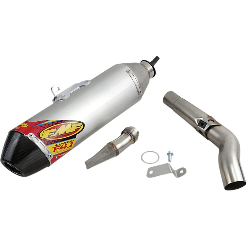 Silencioso FMF Factory 4.1 RCT de acero inoxidable y aluminio con tapa de carbono - 042369