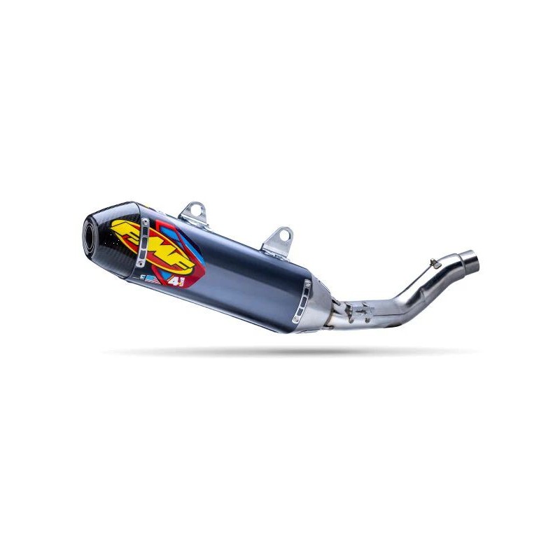 Silencioso FMF Factory 4.1 RCT de aluminio y acero inoxidable con tapa de carbono KTM EXC