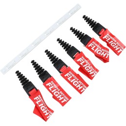 Expositor de 6 tapones de escape para lavado 2 tiempos FMF