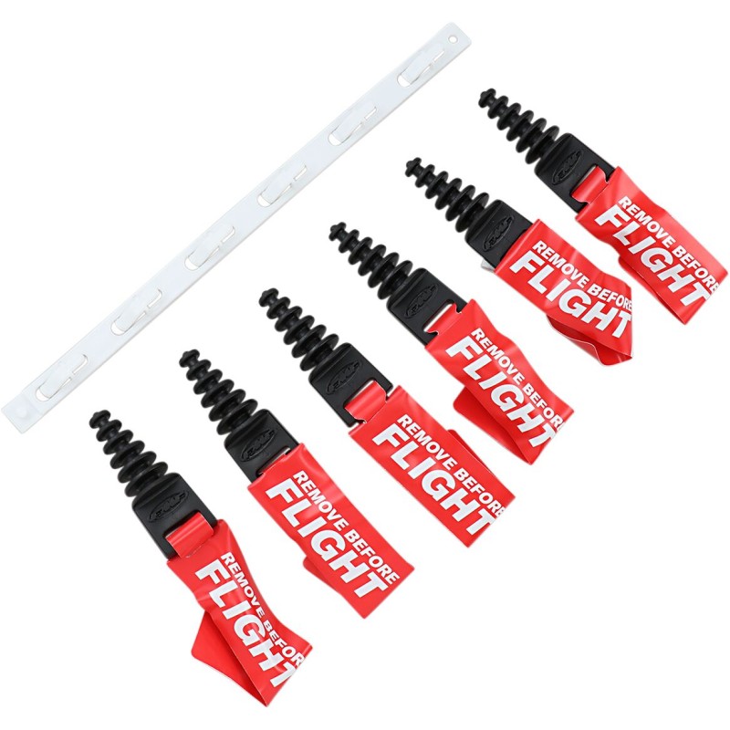 Expositor de 6 tapones de escape para lavado 2 tiempos FMF