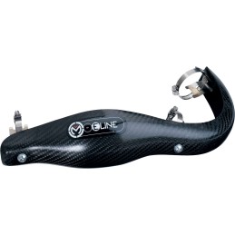Protector de colector de fibra de carbono para FMF MegaBomb 4 tiempos 450 Moose Racing