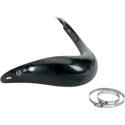 Protector de escape de fibra de carbono para escape FMF 2 tiempos Moose Racing - HPG006