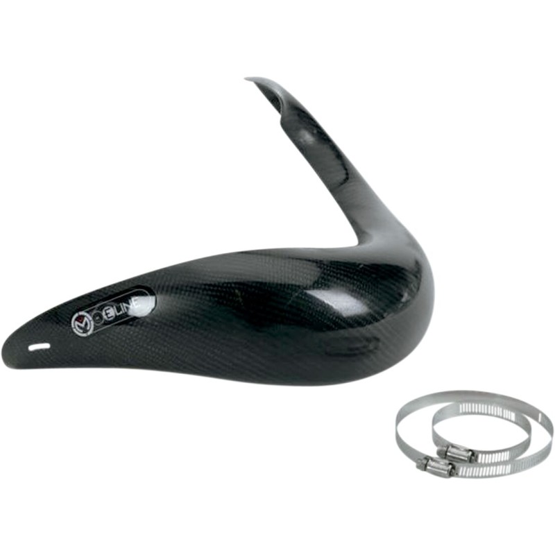 Protector de escape de fibra de carbono para escape FMF 2 tiempos Moose Racing - HPG006