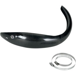 Protector de escape de fibra de carbono para escape FMF 2 tiempos Moose Racing - HPGH70