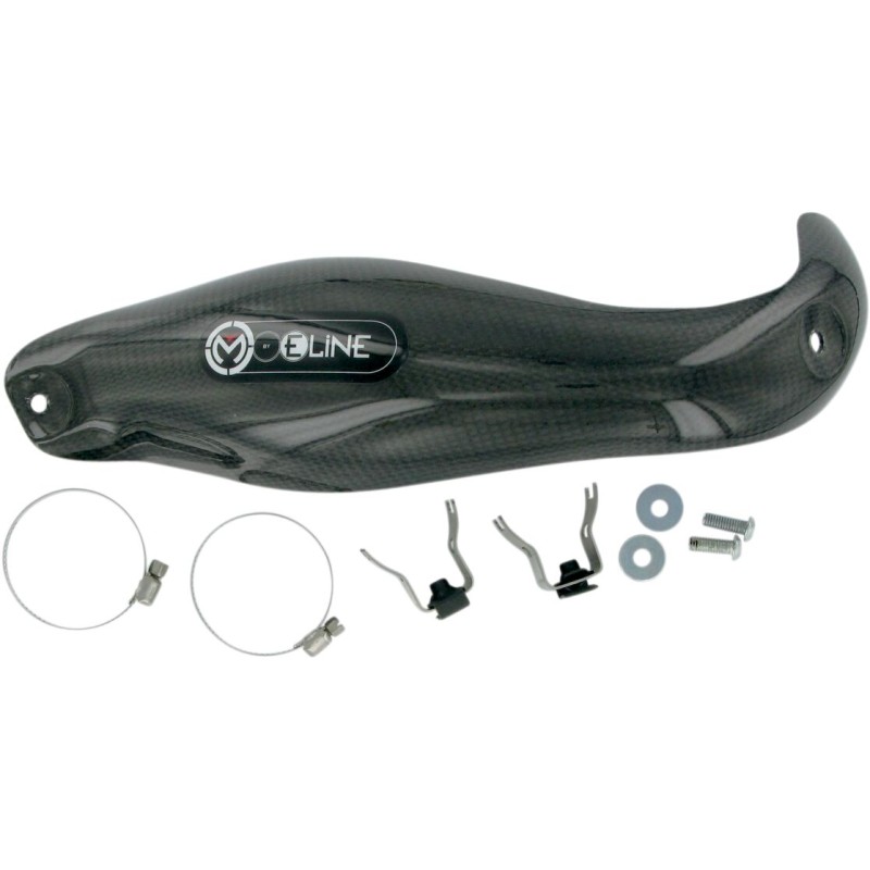 Protector de escape de fibra de carbono FMF MegaBomb 4 tiempos Yamaha YZ-F / WR-F Moose Racing