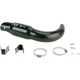 Protector de escape de fibra de carbono FMF PowerBomb 4 tiempos Yamaha YZ-F Moose Racing