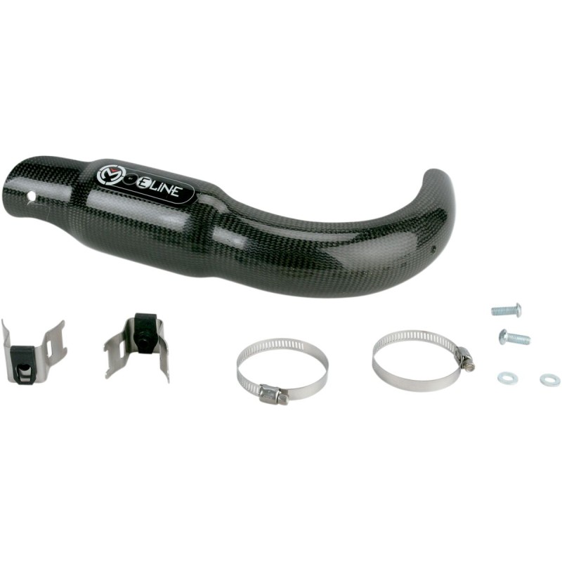 Protector de escape de fibra de carbono FMF PowerBomb 4 tiempos Yamaha YZ-F Moose Racing