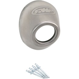 Tapa final de acero inoxidable de corte recto PowerCore 4 / Q4 FMF