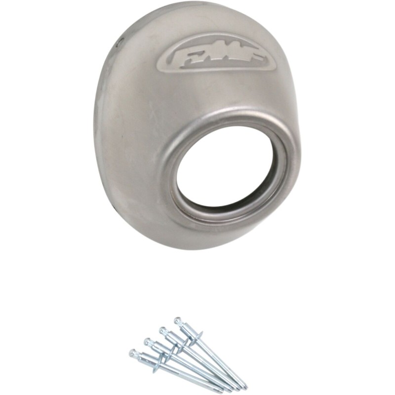 Tapa final de acero inoxidable de corte recto PowerCore 4 / Q4 FMF