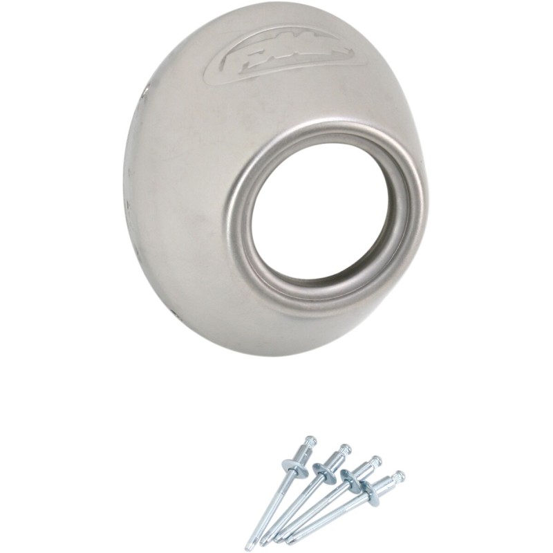 Tapa final de acero inoxidable de corte oblicuo PowerCore 4 / Q4 / titanio FMF