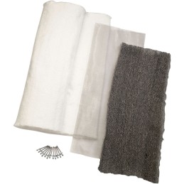 Kit de relleno universal de acero inoxidable para silencioso Moose Racing