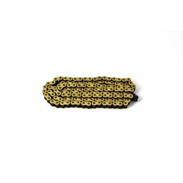 Cadena GP paso 428 134 eslabones dorada Moto-Master