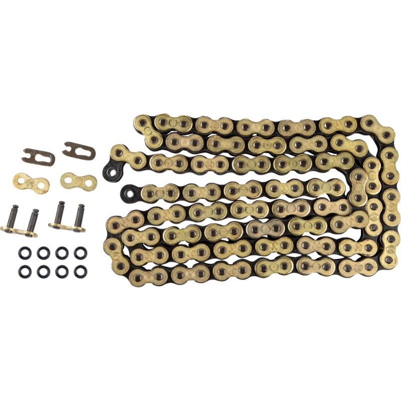 Cadena con O-Ring FB paso 520 110 eslabones dorada Moose Racing