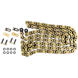Cadena con O-Ring FB paso 520 114 eslabones dorada Moose Racing