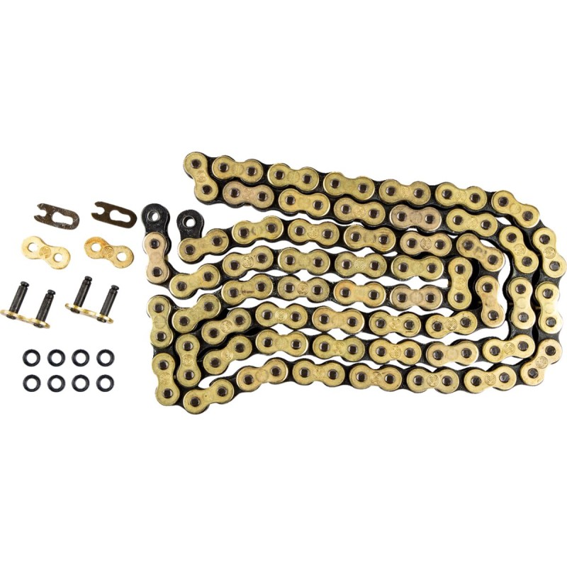 Cadena con O-Ring FB paso 520 114 eslabones dorada Moose Racing