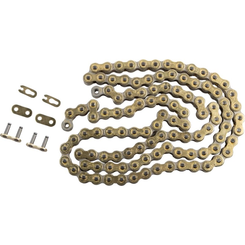 Cadena reforzada RXP Pro-MX paso 420 110 eslabones dorada Moose Racing