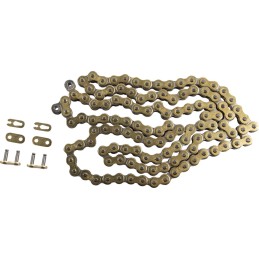 Cadena reforzada RXP Pro-MX paso 420 120 eslabones dorada Moose Racing