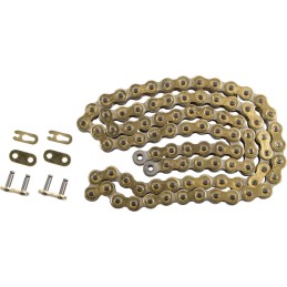 Cadena reforzada RXP Pro-MX paso 420 90 eslabones dorada Moose Racing