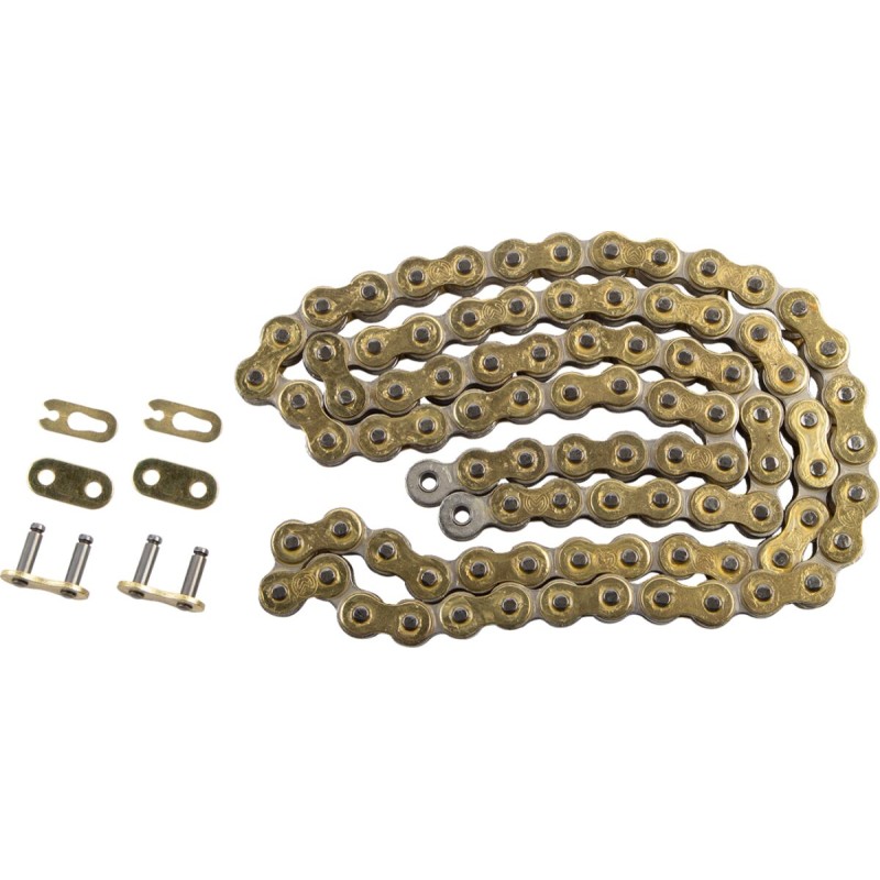 Cadena reforzada RXP Pro-MX paso 420 90 eslabones dorada Moose Racing