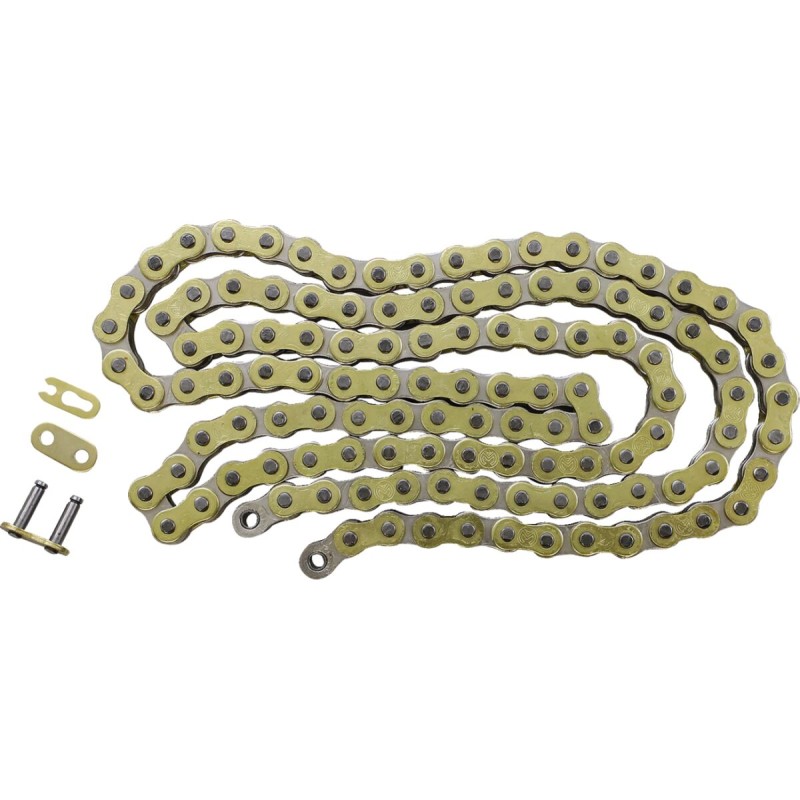 Cadena reforzada RXP Pro-MX paso 428 120 eslabones dorada Moose Racing