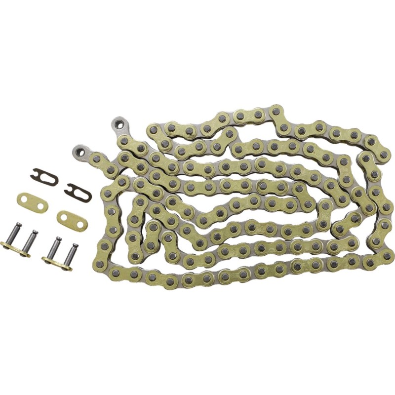 Cadena reforzada RXP Pro-MX paso 428 130 eslabones dorada Moose Racing